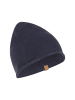 Camel Active Beanie aus reiner Baumwolle in Nachtblau