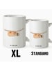 Mr. & Mrs. Panda Kaffeetasse Faultier Kind ohne Spruch in Weiß