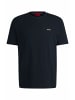 Hugo Boss Rundhals T-Shirt für Herren in marineblau