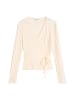 Marc O'Polo DENIM Wickeltop slim in White Blush
