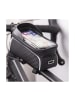 COFI 1453 Fahrradtasche mit geschütztem Smartphone-Fach Touchfolie Reflektoren in Schwarz