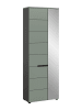 ebuy24 Kleiderschrank Canu Staubgrün 190 x 37 cm