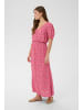 Cream Kleid CRTiah Feminine in Bright Pink Small flowers