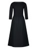 Zero  Midikleid A-Linie mit Nieten in Patch BlackBlack
