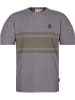 naketano T-Shirt "Haschisch in der Blutbahn" in Grau