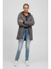 Oxmo Parka OXNelly 21900125-ME warmer Steppmantel mit hochabschließendem Kragen in Grau