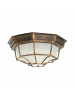 Licht-Erlebnisse Außen Deckenlampe in Kupfer Antik