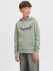 JACK & JONES Junior Kapuzensweatshirt JJELOGO SWEAT HOOD JNR in iceberg green