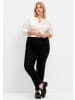 sheego Schlupfhose in schwarz