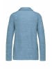 GOLDNER Strickjacke in jeansblau / melange