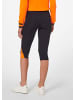 MADELEINE Verkürzte Tights in schwarz / knallorange