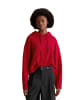Marc O'Polo DENIM Strick-Hoodie relaxed in Red Mulberry