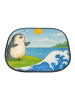 Mr. & Mrs. Panda sonnenschutz Pinguin Surfer Design ohne Spruch in Weiß