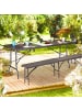 relaxdays Gartentisch in Braun - (B)180 x (H)72 x (T)74 cm