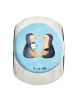 Mr. & Mrs. Panda Candyglas Pinguin Pärchen ohne Spruch in Eisblau