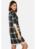TOOCHE Kleid "A Scacchi" in schwarz