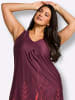 sheego Jersey-Kleid in burgund-hummer-bedruckt