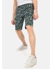 Camel Active Cargo Shorts mit Allover-Print in Blau-Grün