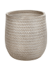 Beliani Outdoor Blumentopf LIVADIA in Beige - (W) 39 x (H) 44 x (L) 39 cm