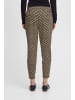 ICHI Stoffhose IHKATE PRINT PA21 20120504 modische Hose mit Kordelzug in Braun