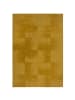 KADIMA DESIGN Wollteppich SID, komfortabel und robust, für beheizte Böden in Gelb