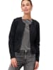 Zero  Blazer Wildlederoptik in Black Beauty