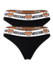 Moschino Slip 2er Pack in Schwarz