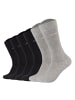JOOP! Socken 6er Pack in 2xSchwarz/Hellgrau meliert