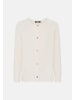 Olsen Strickcardigan in White Silk