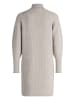 Zero  Strickkleid mit Stehkragen in Beige Melange