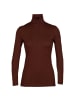 icebreaker Rollkragenpullover W 200 Oasis LS Half Zip in Braun