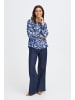 Fransa Bluse langarm FRARIANA Regular fit in BOHO BLOOM NAVY/GREEN