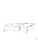 Beliani Doppelbett DUKE II in Grau/Schwarz - (W) 160 x (H) 37 x (L) 200 cm
