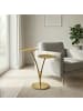 FineBuy Beistelltisch in Gold / Aluminium / 57x30x57