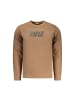 Rifle Braun Baumwolle Herren Sweatshirt