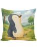 Mr. & Mrs. Panda Kuschel Kissen Pinguin mHerzieren Design ohne ... in Weiß