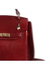 Florence Florence Handtasche Leder bordeauxrot, dunkelrot ca. 25cm