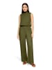 CARTOON Jumpsuit mit hohem Kragen in Burnt Olive