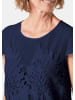 GOLDNER Kleid aus sommerlicher Spitze in marine