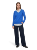 Betty Barclay Kaschmir-Pullover mit V-Ausschnitt in Adria