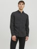 Jack & Jones Freizeithemd in Dark Grey Melange