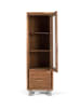 Giner y Colomer Vitrine aus massivem Akazienholz mit Glas in Brown