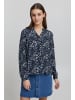 Oxmo Langarmbluse Elvy in Blau