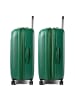 Mandarina Duck Logoduck + 4 Rollen Trolley L 75 cm foliage green