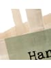 Mr. & Mrs. Panda Tasche Panda Handball spielen Design mit Spruch in Weiß