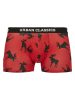 Urban Classics Boxershort in red plaid aop+moose aop+blk