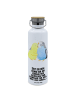 Mr. & Mrs. Panda Trinkflasche Edelstahl Wellensittich Liebe mit ... in Weiß
