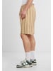 Urban Classics Sweat Shorts in unionbeige/white/black