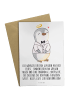 Mr. & Mrs. Panda Klappkarte Pinguin Konfirmation Hemd mit Spruch in Weiß