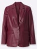 WITT WEIDEN Lederimitat-Blazer in bordeaux